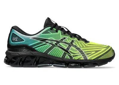 Pre-owned Asics Men's  Gelquantum 360 Vii Sneakers In Black/safety Yellow In Multi