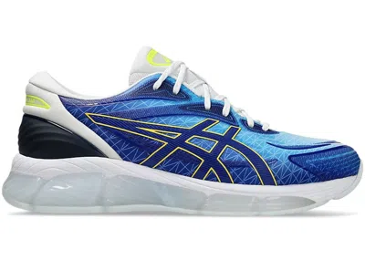 Pre-owned Asics Men's  Gelquantum 360 Viii City Of Lights Sneakers In Prussian Blue/white In Multi