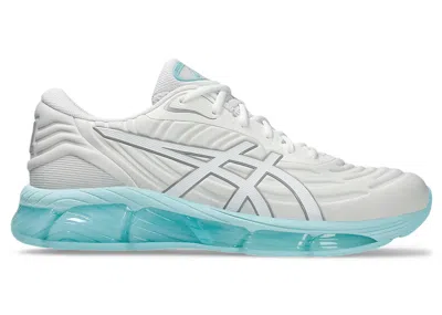 Pre-owned Asics Men's  Gelquantum 360 Viii Emboss Sneakers In White/larimar Blue