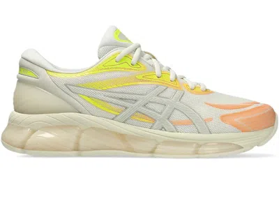 Pre-owned Asics Men's  Gelquantum 360 Viii Paris Sneakers In Cream/safety Yellow
