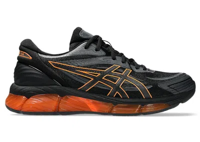 Pre-owned Asics Men's  Gelquantum 360 Viii Sneakers In Black/shocking Orange In Multi