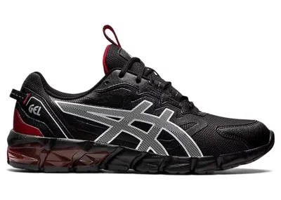 Pre-owned Asics Men's  Gelquantum 90 3 White Sneakers In Black/classic Red