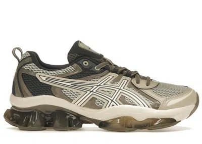 Pre-owned Asics Men's  Gelquantum Kinetic Sneakers In Birch/dark Taupe