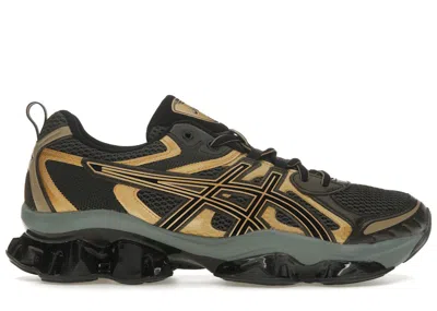 Pre-owned Asics Men's  Gelquantum Kinetic Sneakers In Dark Sepia/black