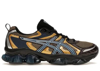 Pre-owned Asics Men's  Gelquantum Kinetic Sneakers In Pepper/light Indigo In Purple