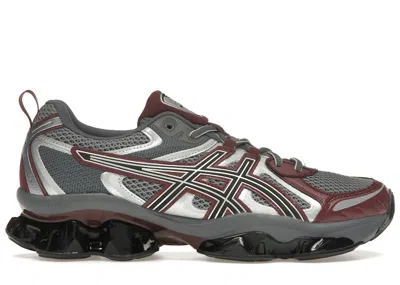 Pre-owned Asics Men's  Gelquantum Kinetic Sneakers In Sheet Rock/dark Cherry