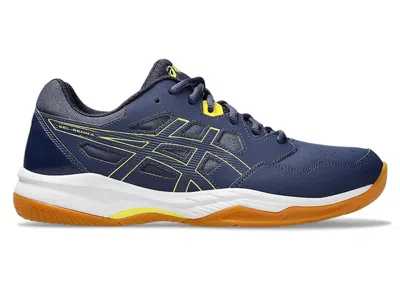 Pre-owned Asics Men's  Gelrenma Sneakers In Thunder Blue/bright Yellow
