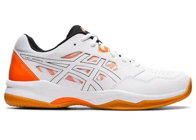 Pre-owned Asics Men's  Gelrenma Sneakers In White/shocking Orange