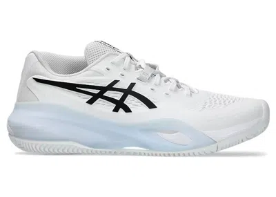 Pre-owned Asics Men's  Gelresolution X Clay Sneakers In White/black In Multi