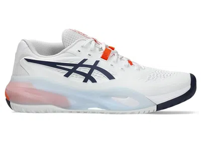 Pre-owned Asics Men's  Gelresolution X Sneakers In White/indigo Fog In Multi