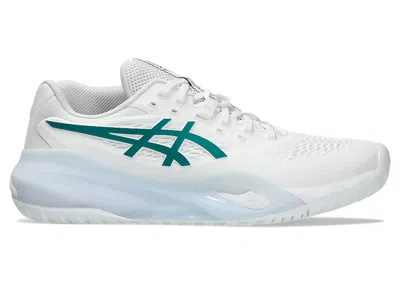 Pre-owned Asics Men's  Gelresolution X Sneakers In White/pitch Green In Multi