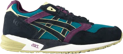 Pre-owned Asics Men's  Gelsaga Bait Phantom Lagoons Sneakers In Dark Navy Blue/green In Multi