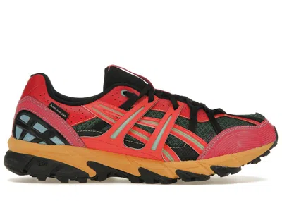 Pre-owned Asics Men's  Gelsonoma 1550 Andersson Bell Sneakers In Bright Rose/evergreen