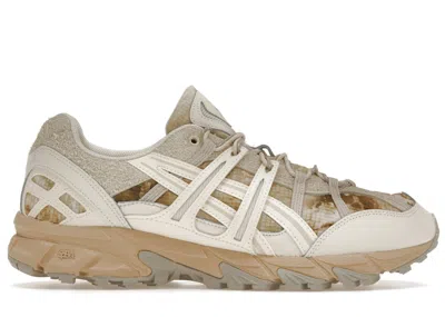 Pre-owned Asics Men's  Gelsonoma 1550 Future Trail Sneakers In Cream/oatmeal In Brown