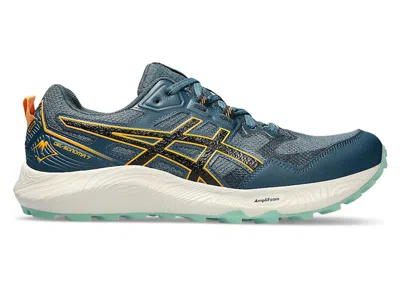 Pre-owned Asics Men's  Gelsonoma 7 Sneakers In Magnetic Blue/black