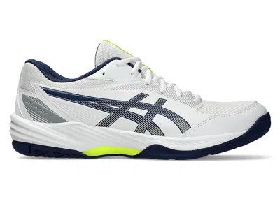 Pre-owned Asics Men's  Geltask 4 Sneakers In White/blue Expanse In Multi