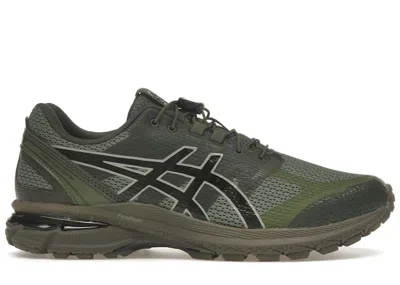 Pre-owned Asics Men's  Gelterrain San San Gear Sneakers In Bronze Green/tarmac In Multi