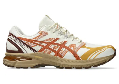 Pre-owned Asics Men's  Gelterrain Sneakers In Pale Oak/rust Orange