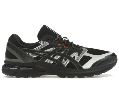 Pre-owned Asics Men's  Gelterrain Truffle Grey Sneakers In Black/truffle Grey​