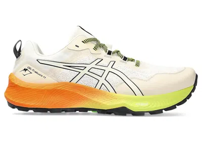 Pre-owned Asics Men's  Geltrabuco 11 Orange Yellow Sneakers In Birch/black In Multi