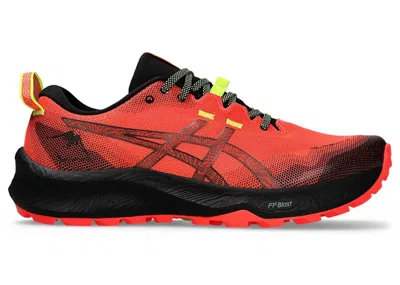 Pre-owned Asics Men's  Geltrabuco 12 Sneakers In Sunrise Red/gunmetal