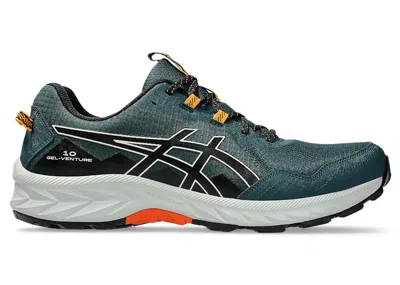Pre-owned Asics Men's  Gelventure 10 Sneakers In Saxon Green/black In Multi