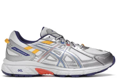 Pre-owned Asics Men's  Gelventure 6 Iabstudio Sneakers In Silver/blue/yellow
