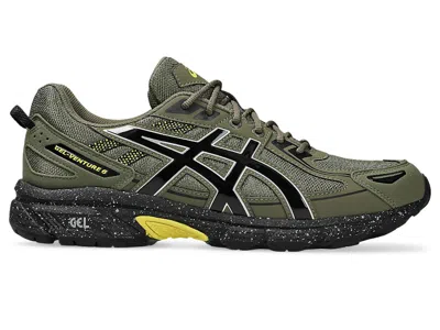 Pre-owned Asics Men's  Gelventure 6 Sneakers In Mantle Green/black In Multi