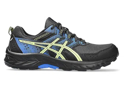 Pre-owned Asics Men's  Gelventure 9 Sneakers In Black/glow Yellow In Multi