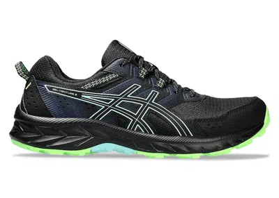 Pre-owned Asics Men's  Gelventure 9 Sneakers In Black/illuminate Mint