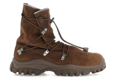 Pre-owned Asics Men's  Gelyeti Tokyo Hi Gtx Nonnative Sneakers In Brown Storm