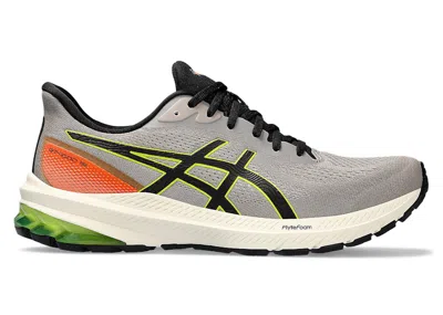 Pre-owned Asics Men's  Gt1000 12 Tr Sneakers In Nature Bathing/neon Lime