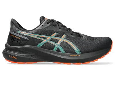 Pre-owned Asics Men's  Gt1000 13 Goretex Sneakers In Black/nova Orange In Multi