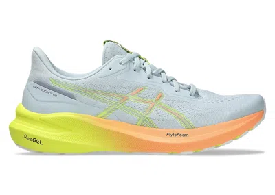 Pre-owned Asics Men's  Gt1000 13 Paris Sneakers In Cool Grey/safety Yellow In Multi