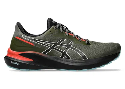 Pre-owned Asics Men's  Gt1000 13 Tr Sneakers In Nature Bathing/red Snapper