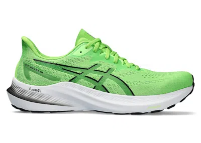 Pre-owned Asics Men's  Gt2000 12 Sneakers In Electric Lime/black In Multi
