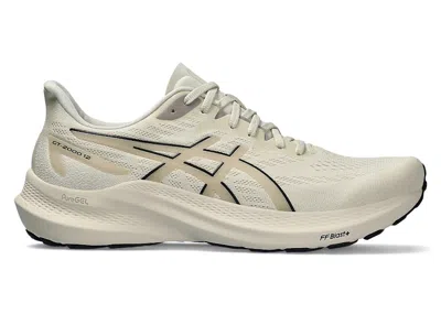 Pre-owned Asics Men's  Gt2000 12 Sneakers In Oatmeal/black