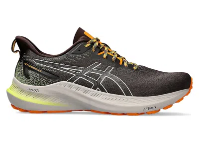 Pre-owned Asics Men's  Gt2000 12 Tr Sneakers In Nature Bathing/neon Lime