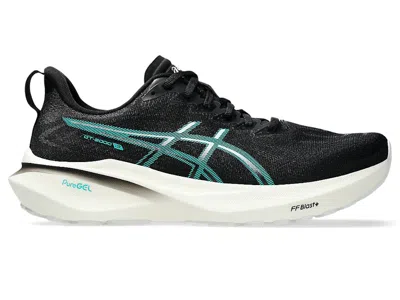 Pre-owned Asics Men's  Gt2000 13 Sneakers In Black/wave Teal