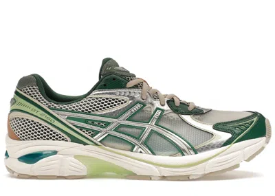 Pre-owned Asics Men's  Gt2160 Above The Clouds Sneakers In Cream/shamrock Green