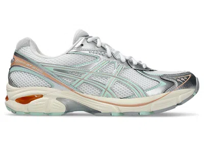 Pre-owned Asics Men's  Gt2160 Miami Dolphins Sneakers In White/metallic Silver/aqua Blue
