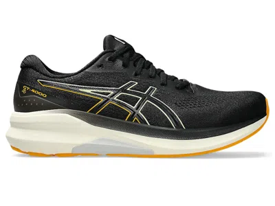 Pre-owned Asics Men's  Gt4000 4 Sneakers In Black/amber In Multi