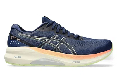 Pre-owned Asics Men's  Gt4000 4 Sneakers In Blue Expanse/cool Matcha