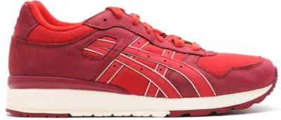 Pre-owned Asics Men's  Gtii Highs And Lows Brick Sneakers In Red/burgundy