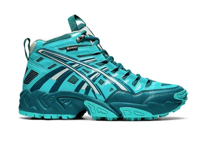 Pre-owned Asics Men's  Hs3s Nandi Sp V Goretex Sneakers In Sea Glass/lichen Rock