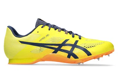 Pre-owned Asics Men's  Hyper Md 8 Sneakers In Bright Yellow/blue Expanse In Multi