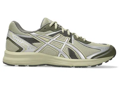 Pre-owned Asics Men's  Jog 100s Sneakers In Khaki/pure Silver