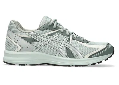 Pre-owned Asics Men's  Jog 100s Sneakers In Lichen Rock/pure Silver In Multi