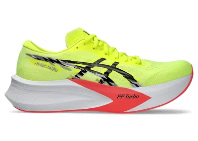 Pre-owned Asics Men's  Magic Speed 4 Sneakers In Safety Yellow/black In Multi