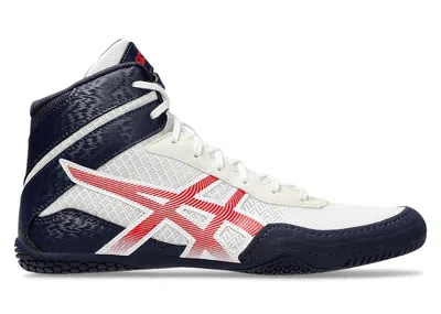 Pre-owned Asics Men's  Matcontrol 3 Sneakers In White/classic Red In Multi